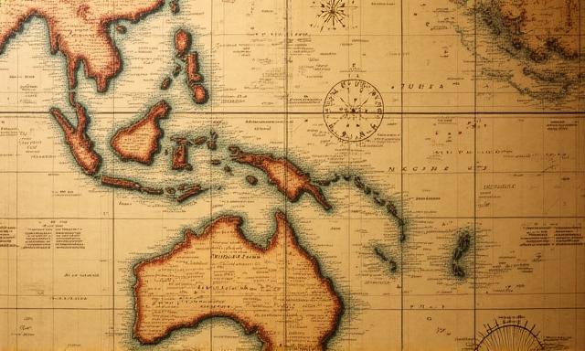 アンティークな航海図コレクション
